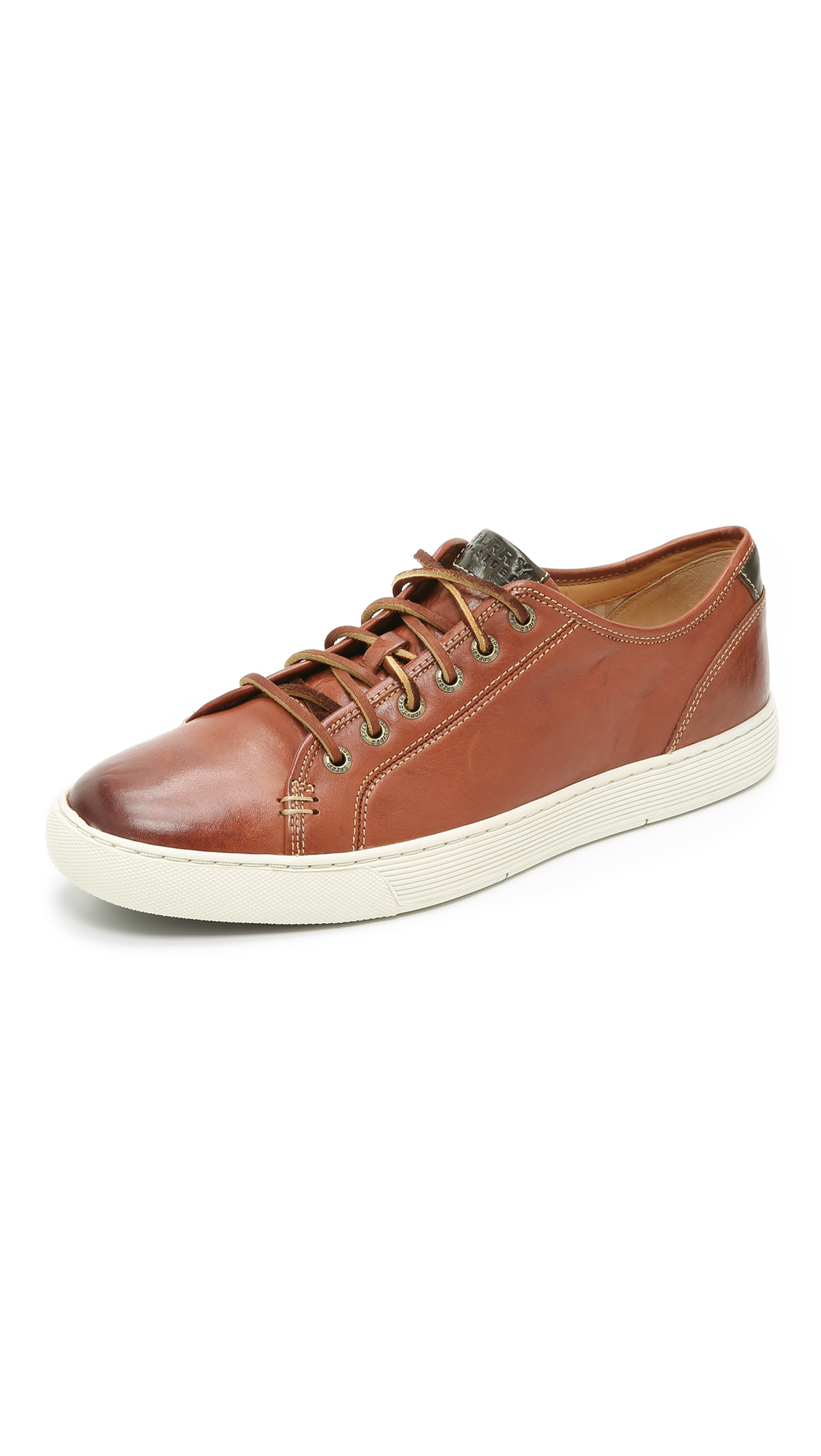 sperry leather sneakers mens