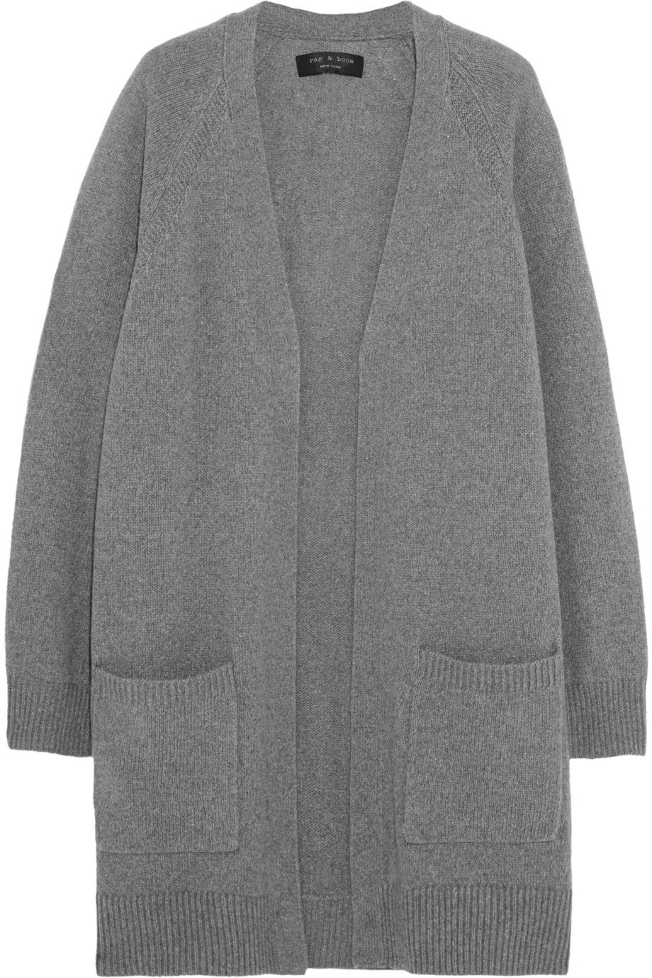 Rag & bone Charlize Cashmere and Wool-blend Cardigan in Gray | Lyst