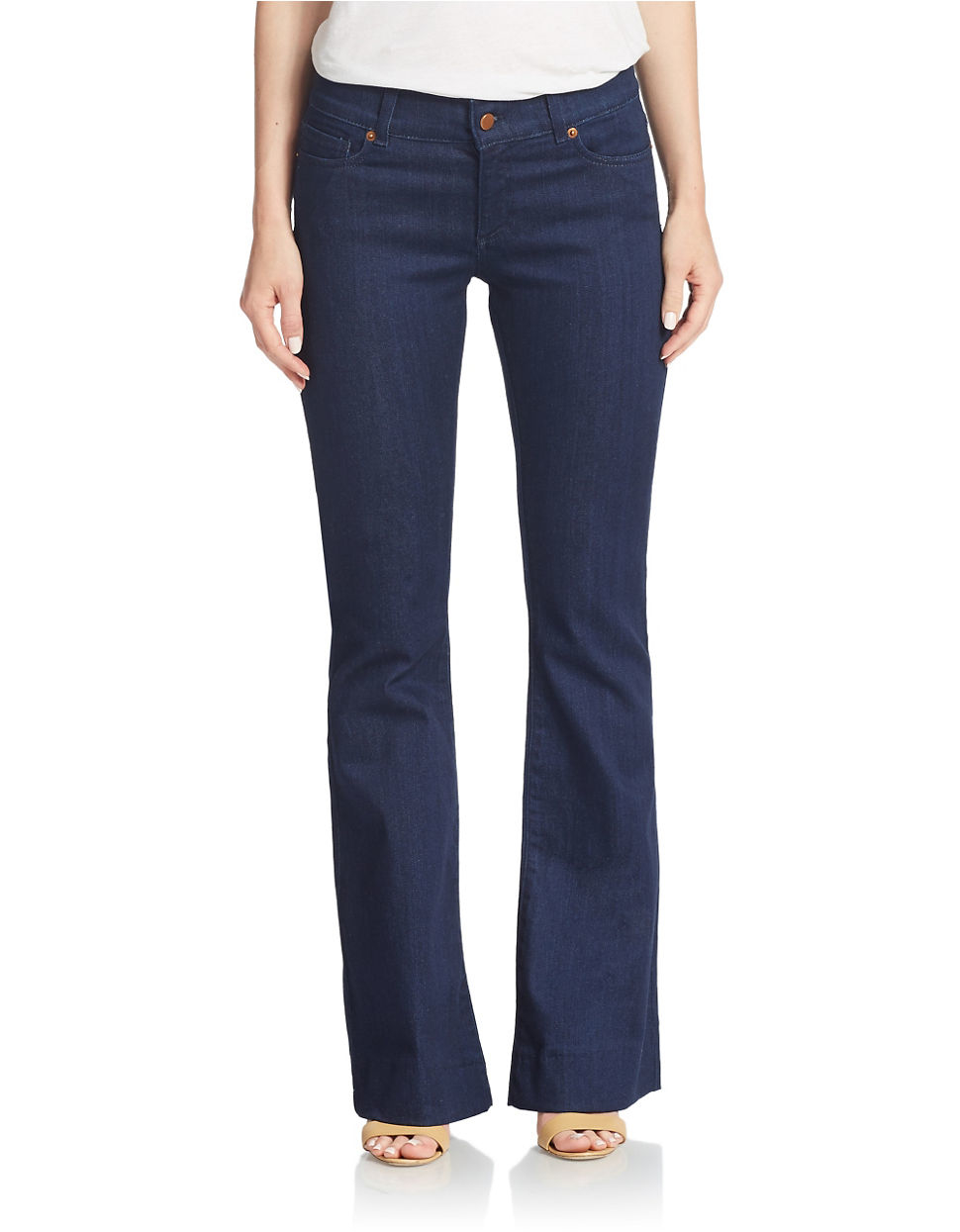 French connection Bootcut Denim Jeans in Blue | Lyst