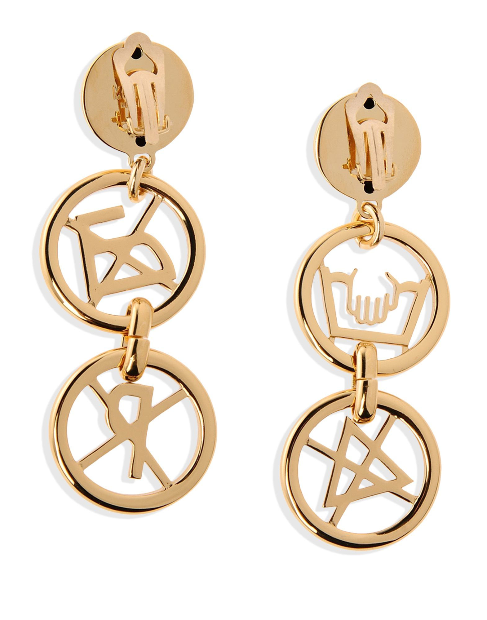 Moschino Earrings in Gold | Lyst