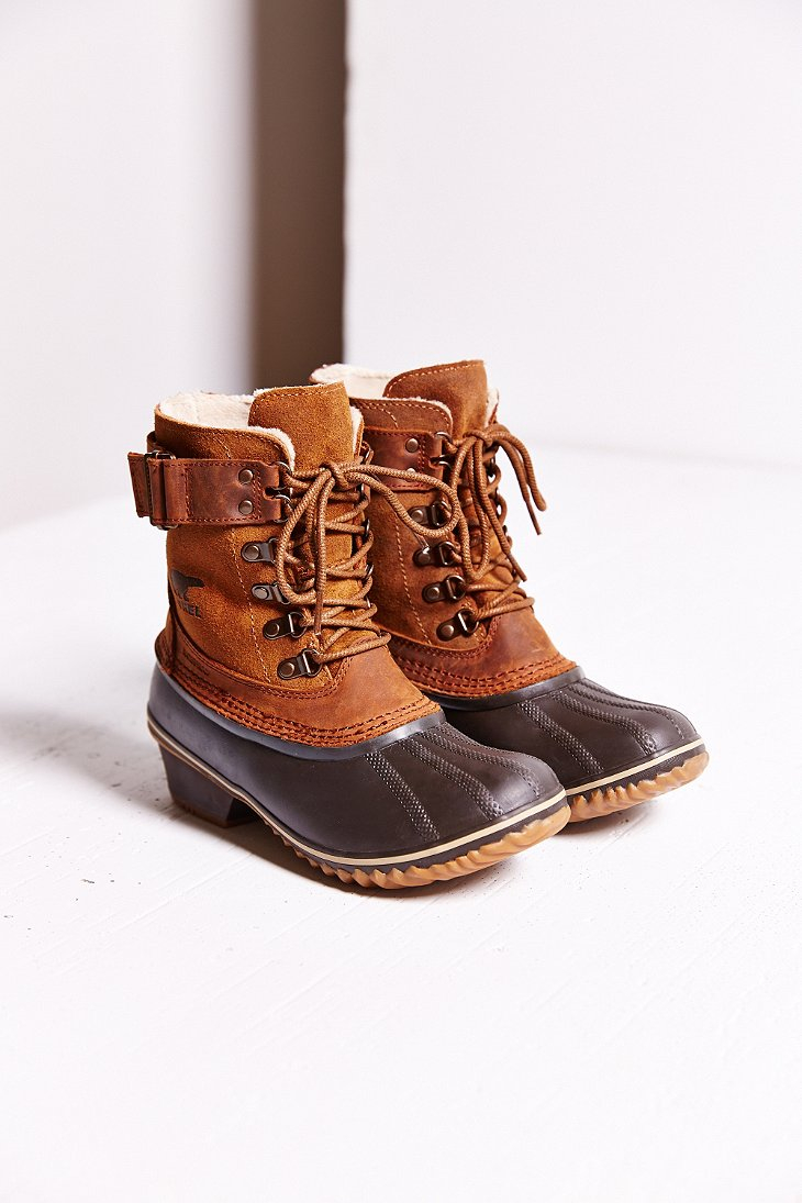 sorel womens boots lace up
