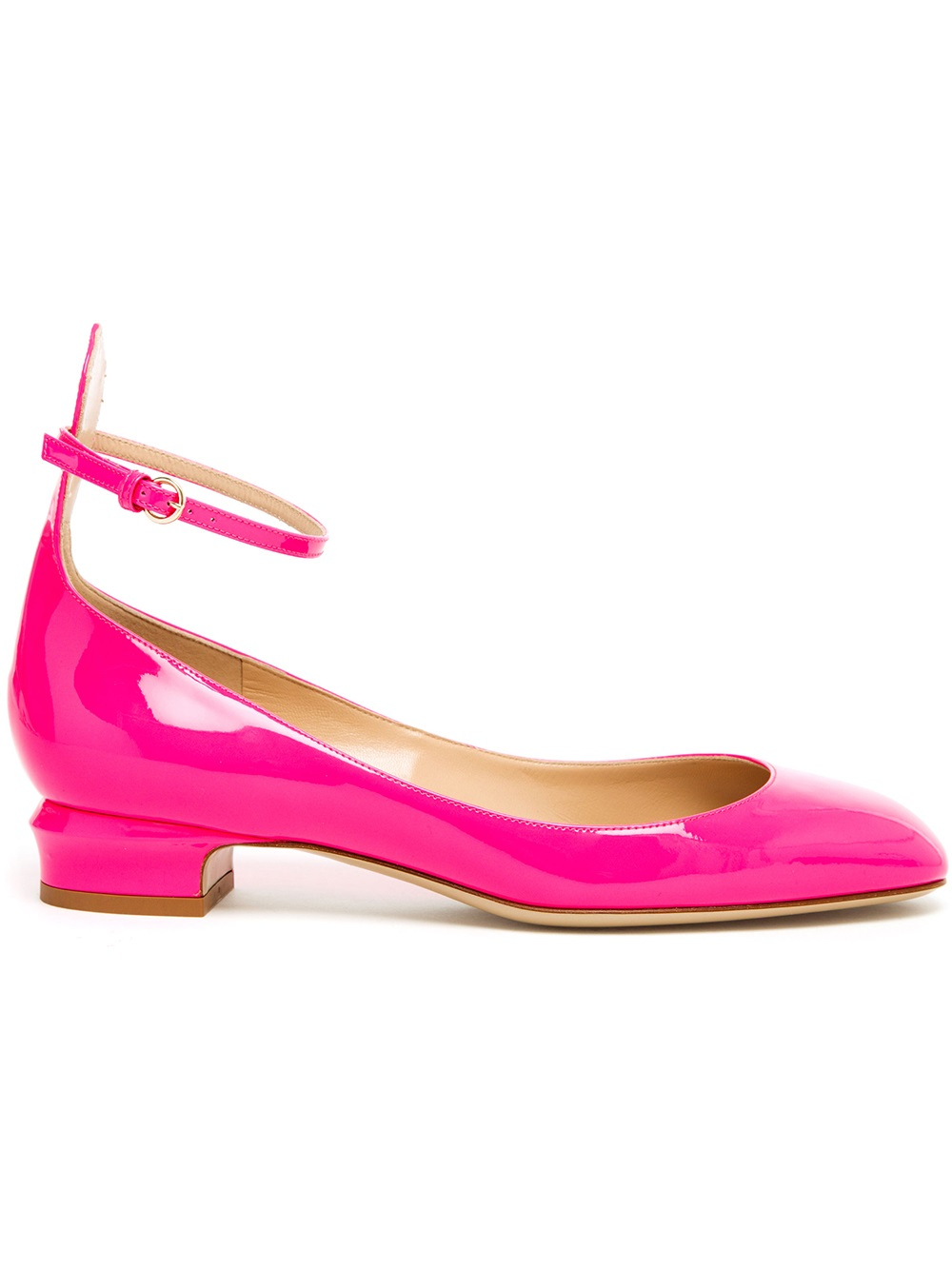 Lyst Valentino Tango Patent Leather Mary Jane Pumps in Pink