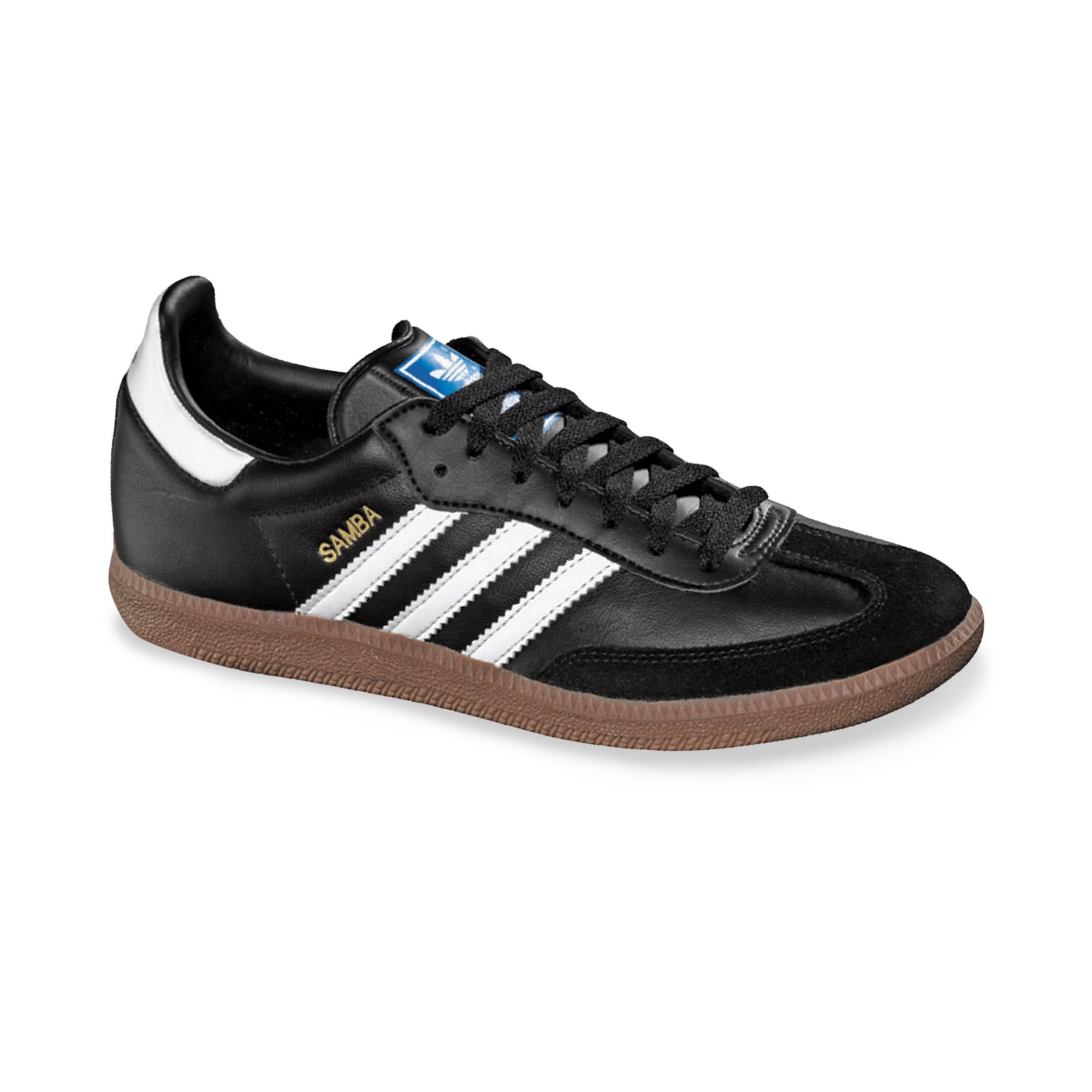 Adidas Men'S Originals Leather Samba Sneakers From Finish Line in Black ...