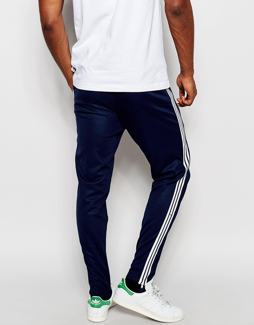 Lyst - Adidas Originals Beckenbauer Skinny Joggers With Stirrups Ab7764 ...