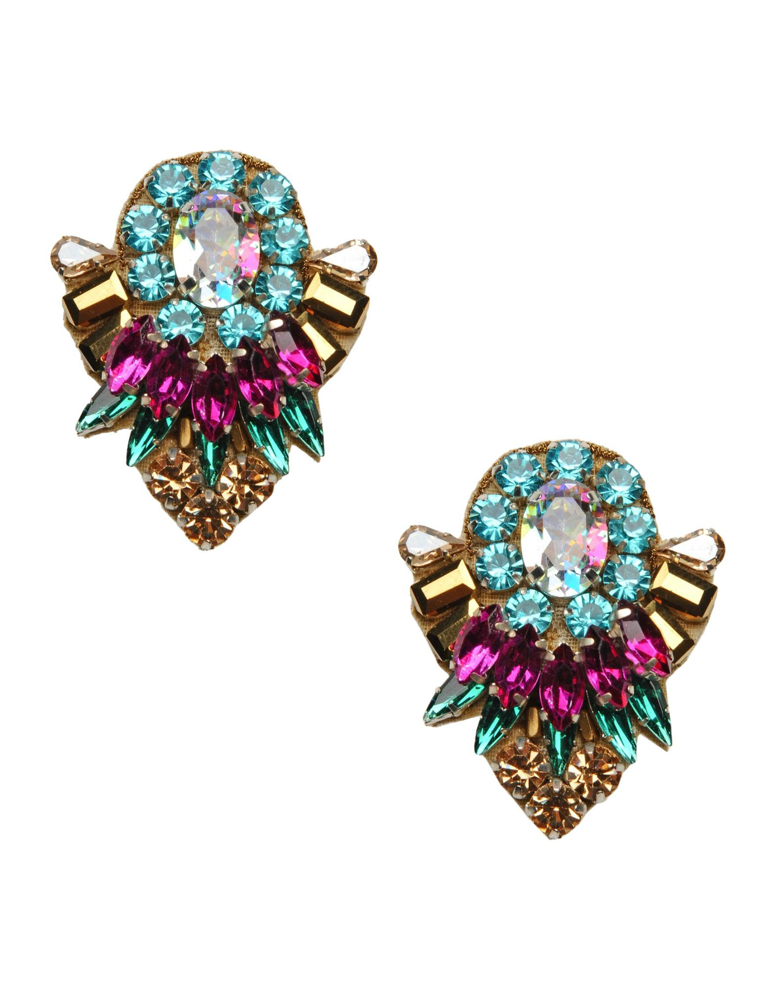 Lyst Deepa Gurnani Earrings In Metallic Gallery