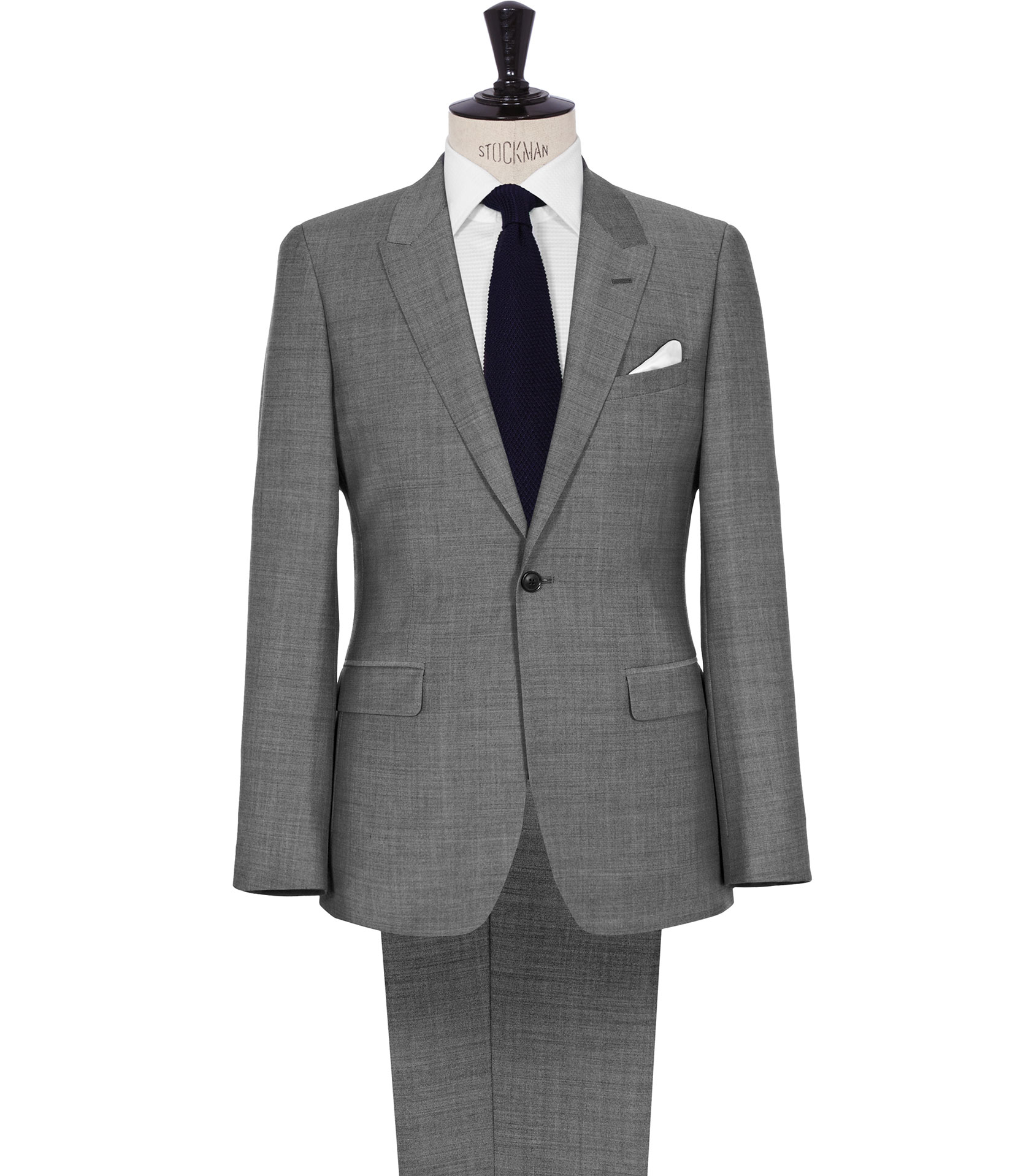 Lyst - Reiss Youngs One Button Peak Lapel Suit in Gray for Men
