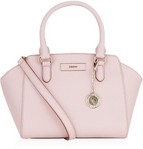 Dkny Saffiano Small Trapeze Bag in Pink (Light Pink) | Lyst