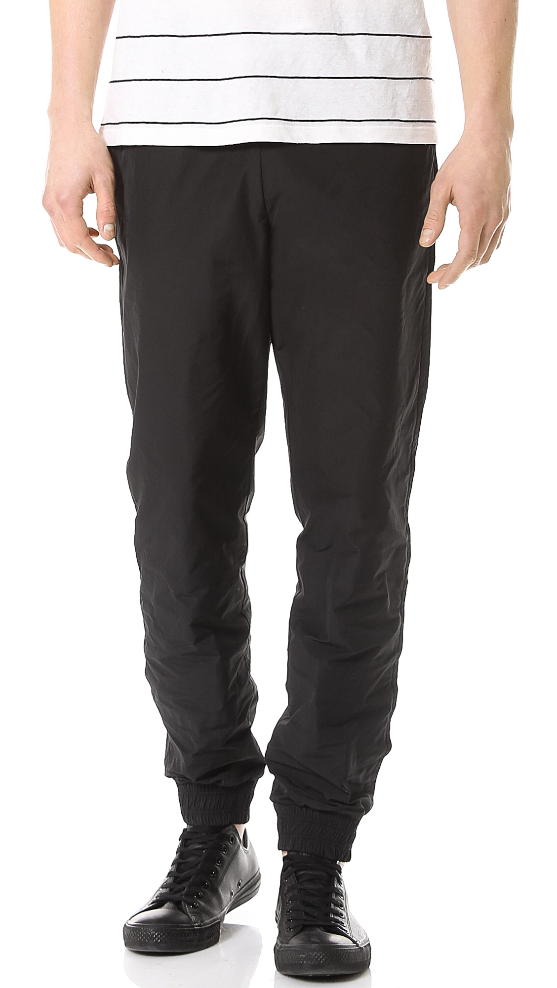 Lyst - T By Alexander Wang Lightweight Nylon Track Pants in Black for Men