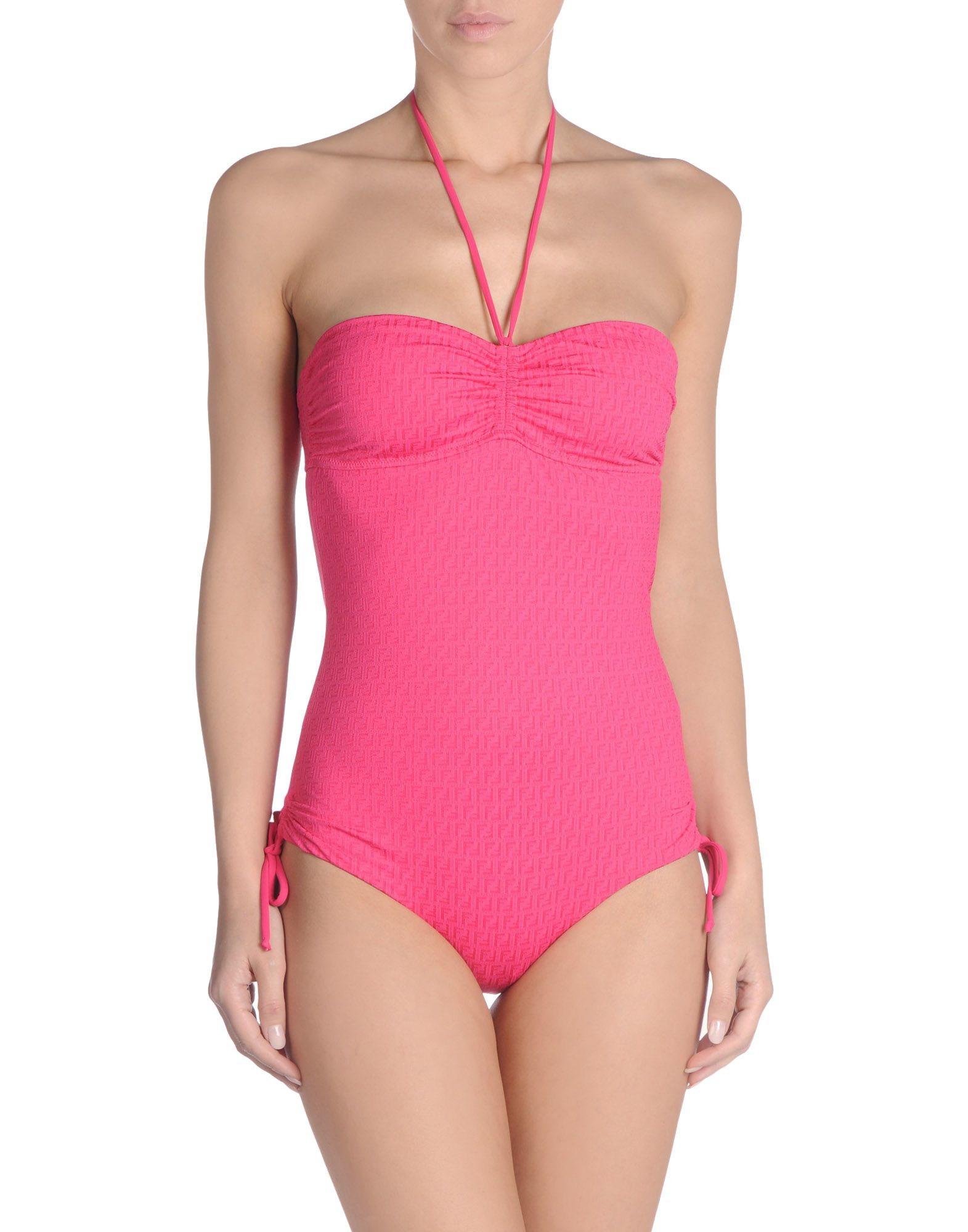 Lyst Fendi Onepiece Swimsuit in Pink