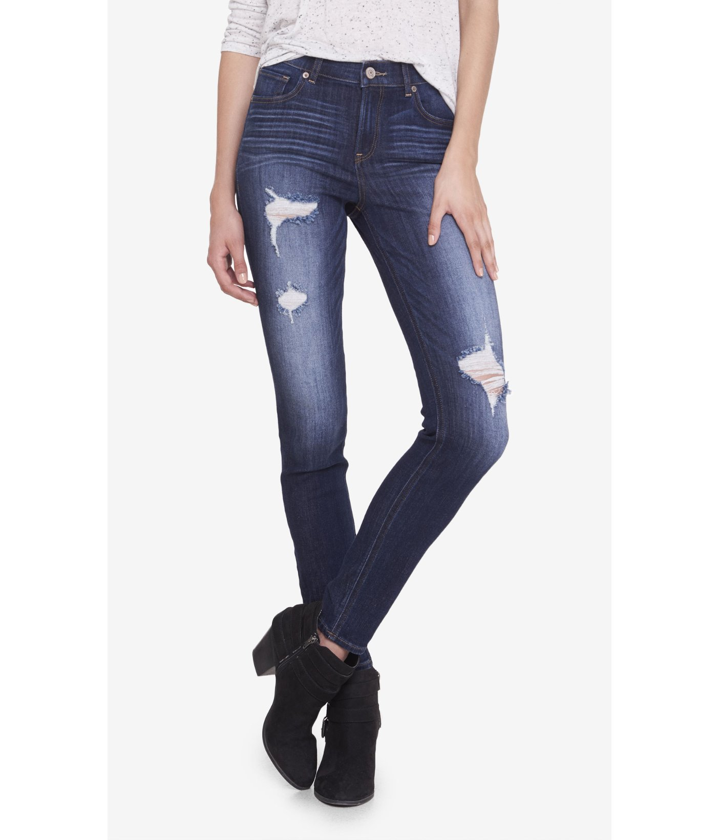 express high waisted jeans