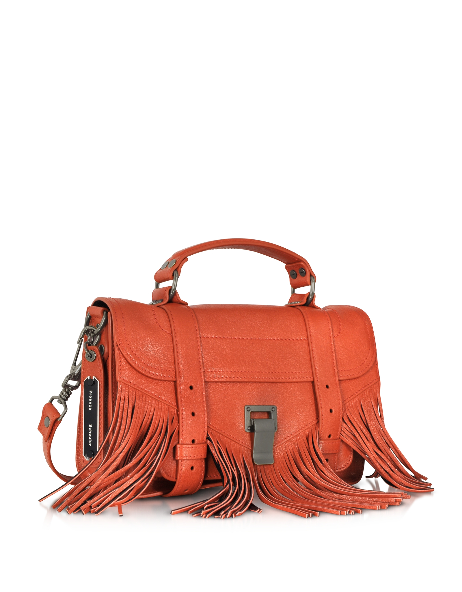 small orange crossbody bag