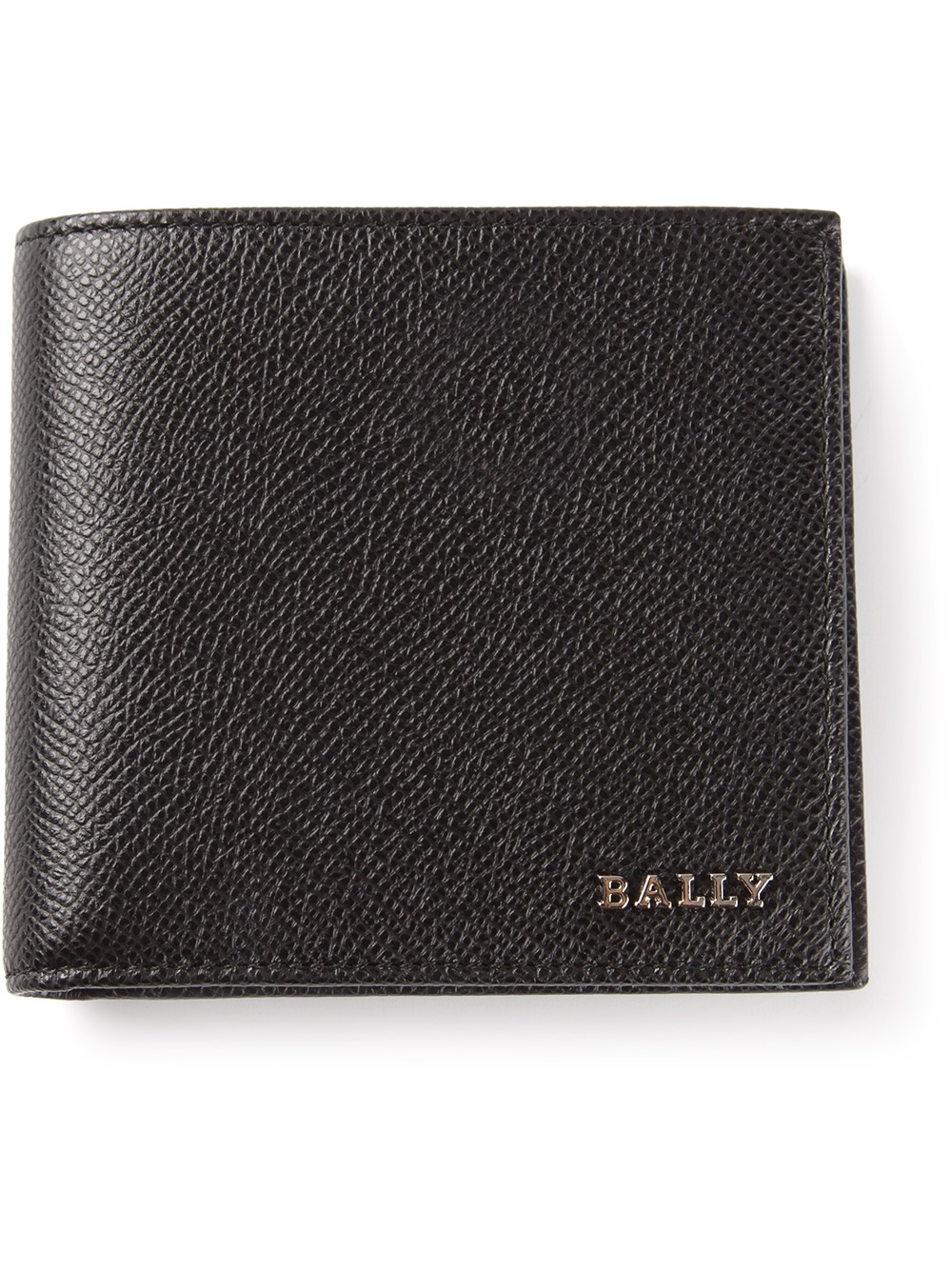 Lyst - Bally Logo Detail Leather Wallet in Black for Men