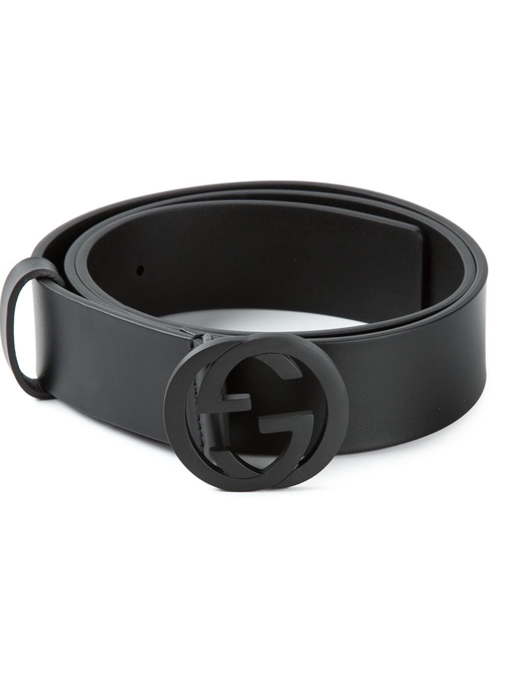 Gucci Logo Belt in Black for Men - Lyst