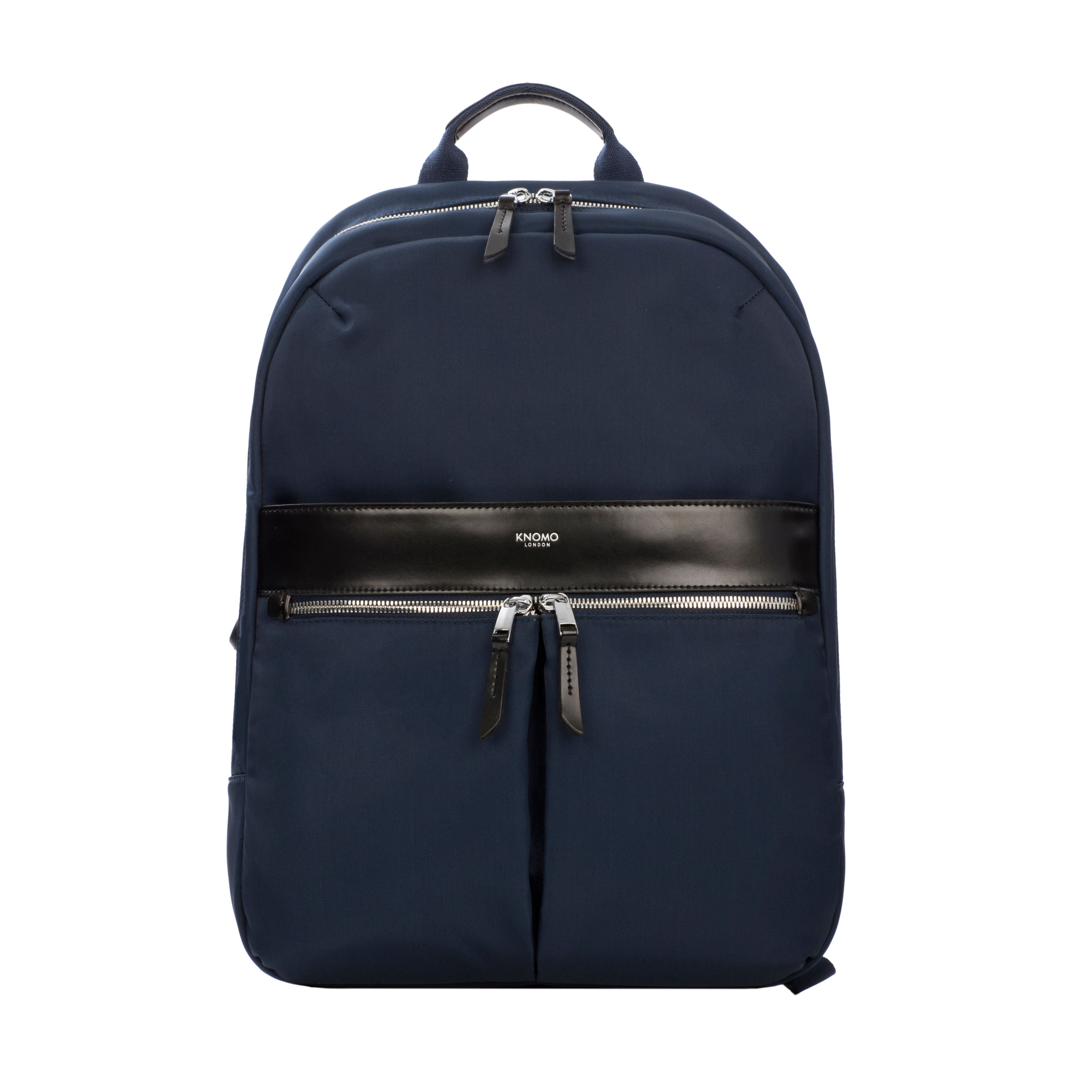 Knomo Beauchamp 14 Slim Backpack Navy Nylon in Blue for Men | Lyst