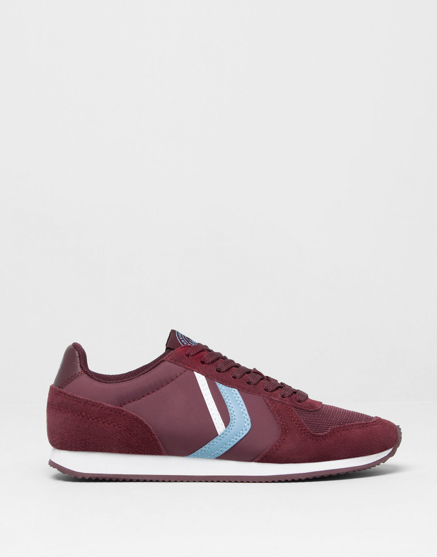 Pull&bear Retro Running Shoes in Red for Men (BURGUNDY) | Lyst