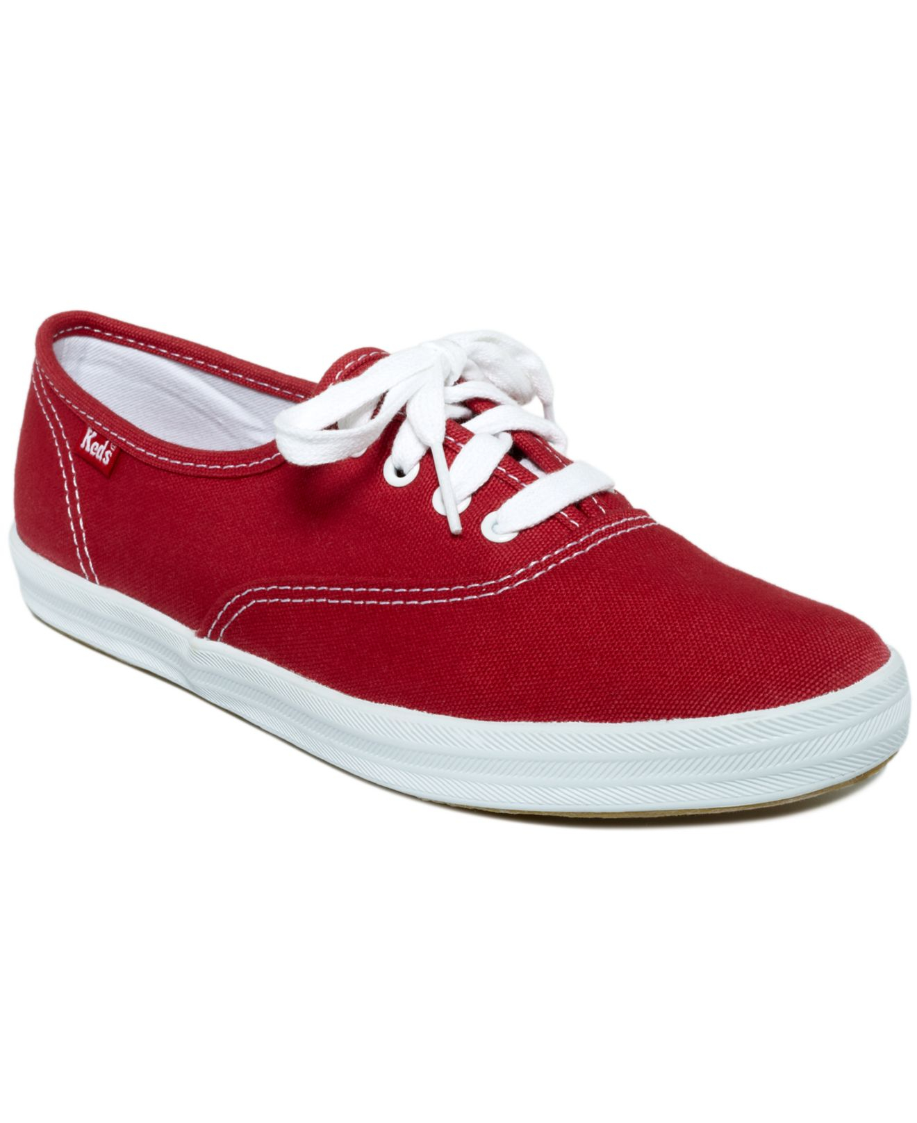 Keds Women&#39;s Champion Oxford Sneakers in Red | Lyst