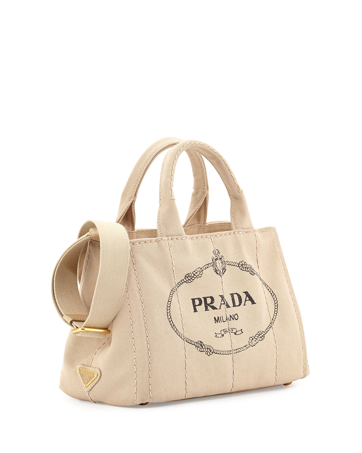 prada tote bag white