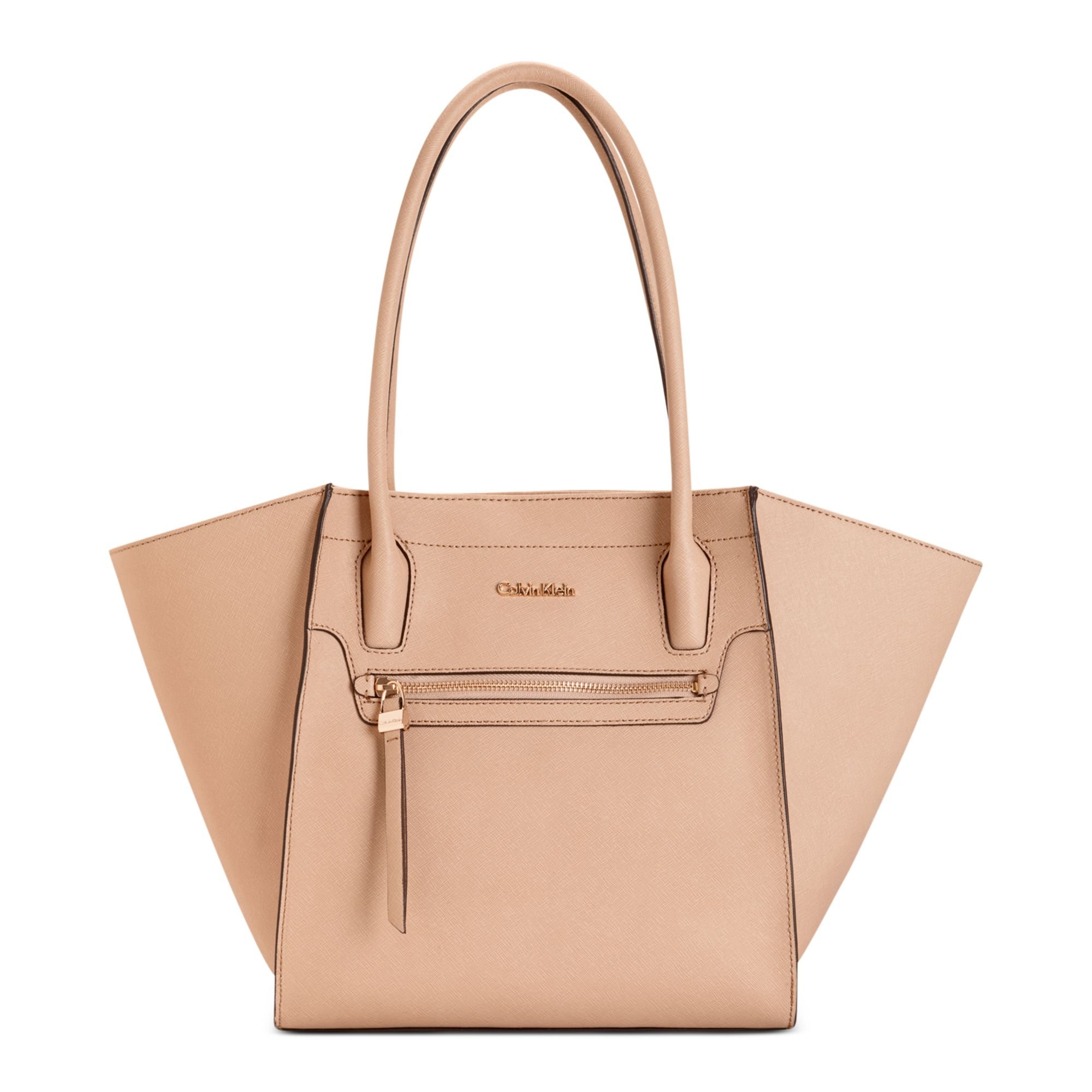 calvin klein key item signature tote