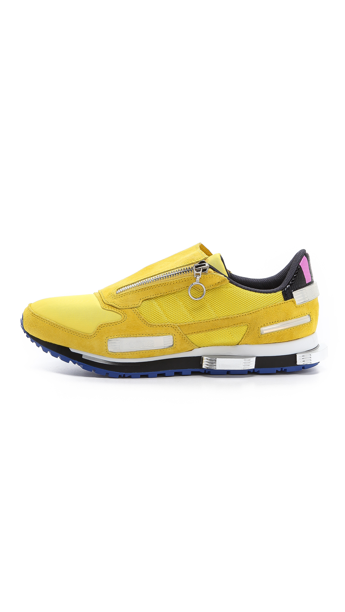 adidas By Raf Simons Rubber Low-Tops & Trainers in Yellow for Men - Lyst