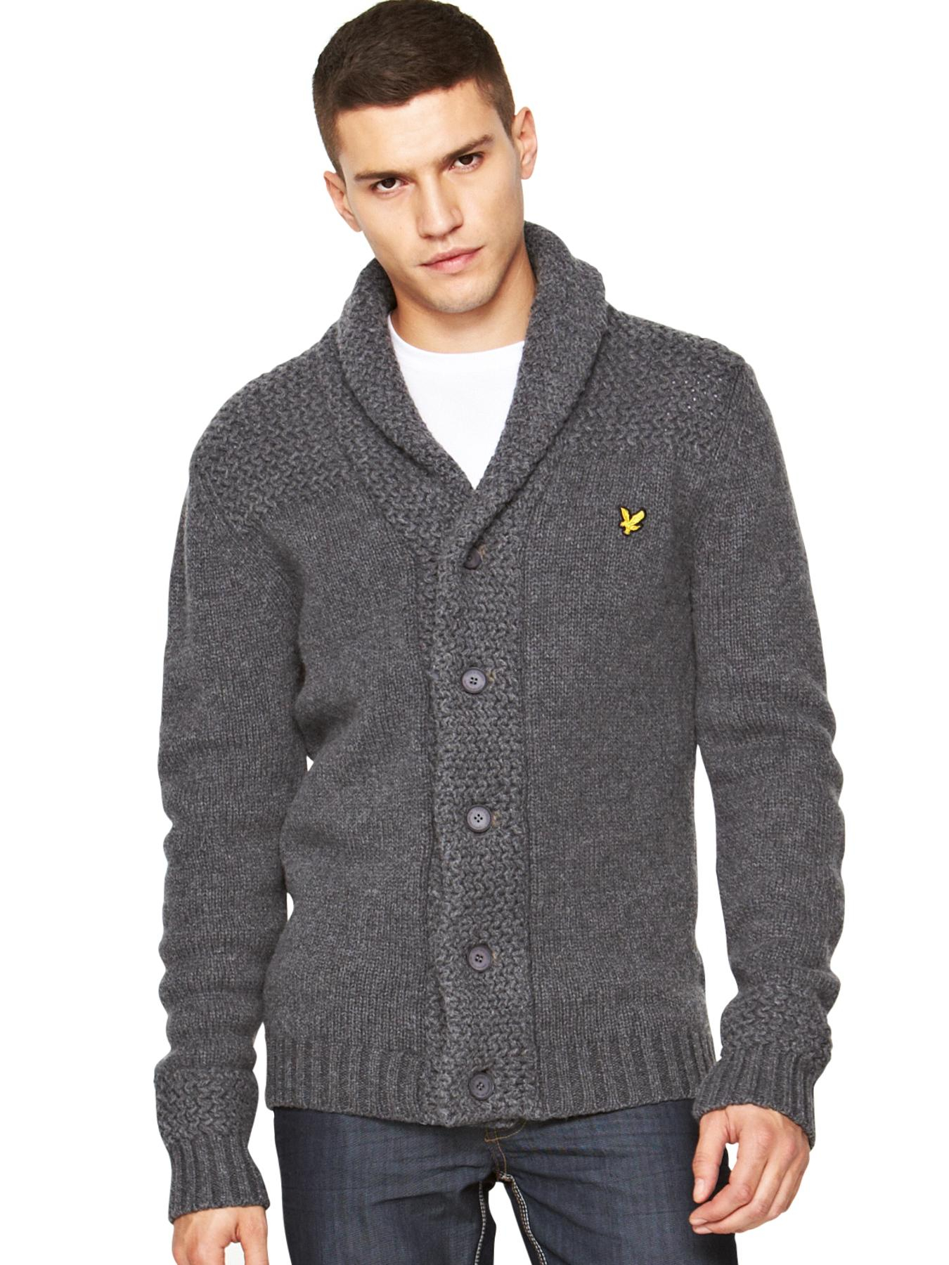 lyle and scott mens cardigan