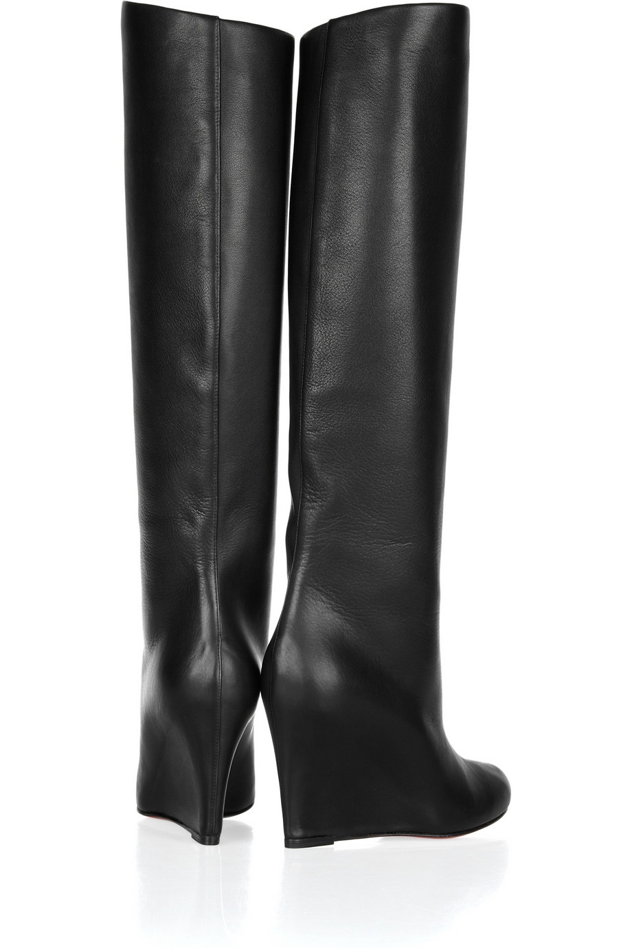 christian louboutin zepita 85 leather wedge boots christian louboutin zepita 85 leather wedge boots
