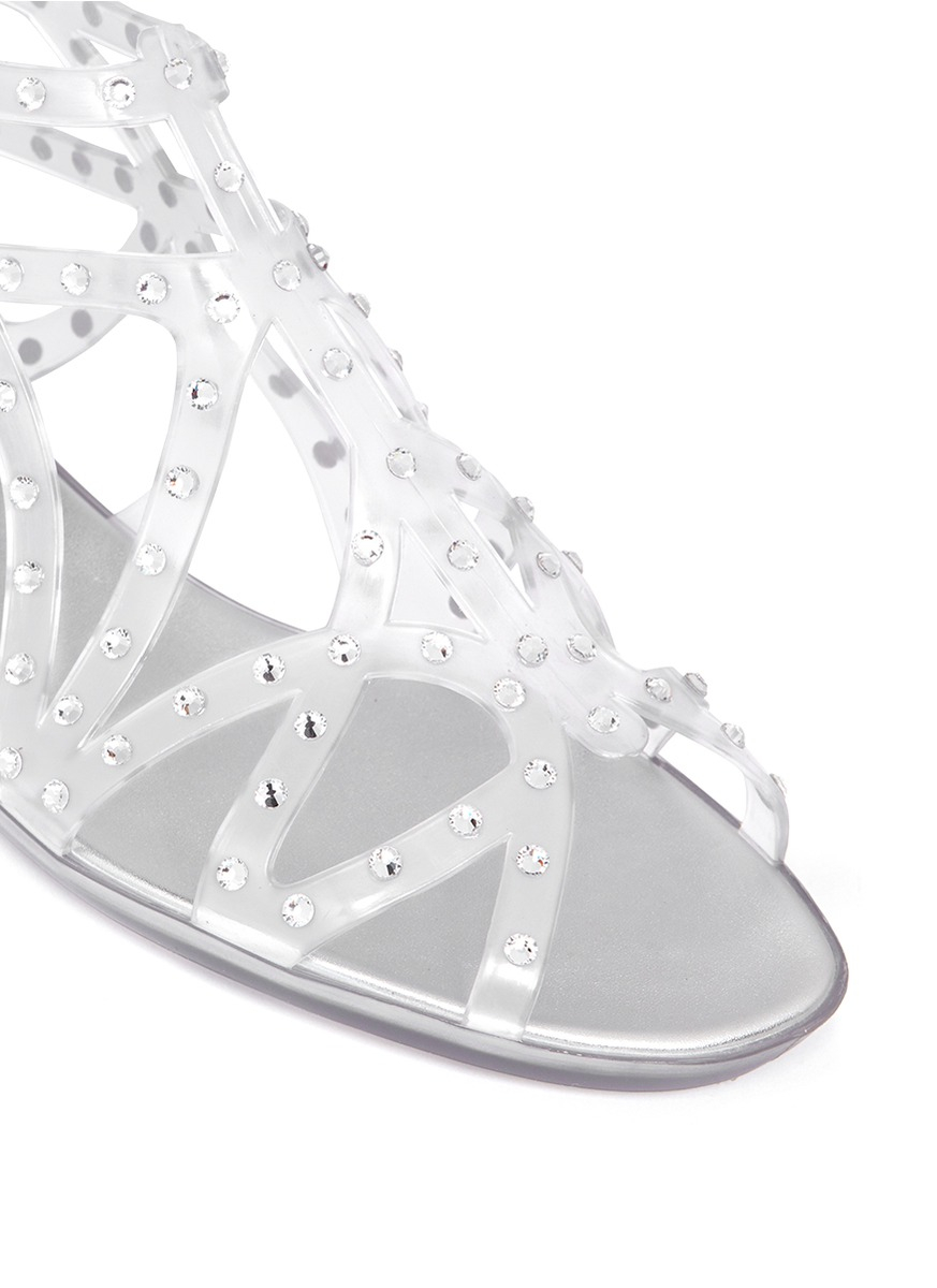 stuart weitzman jelly sandals