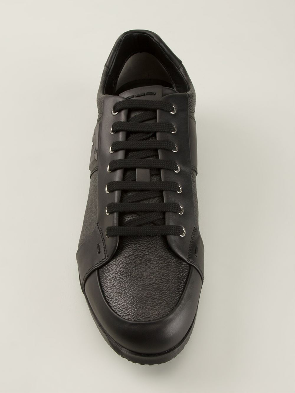 Lyst - Fendi Ff Logo Sneakers in Black for Men