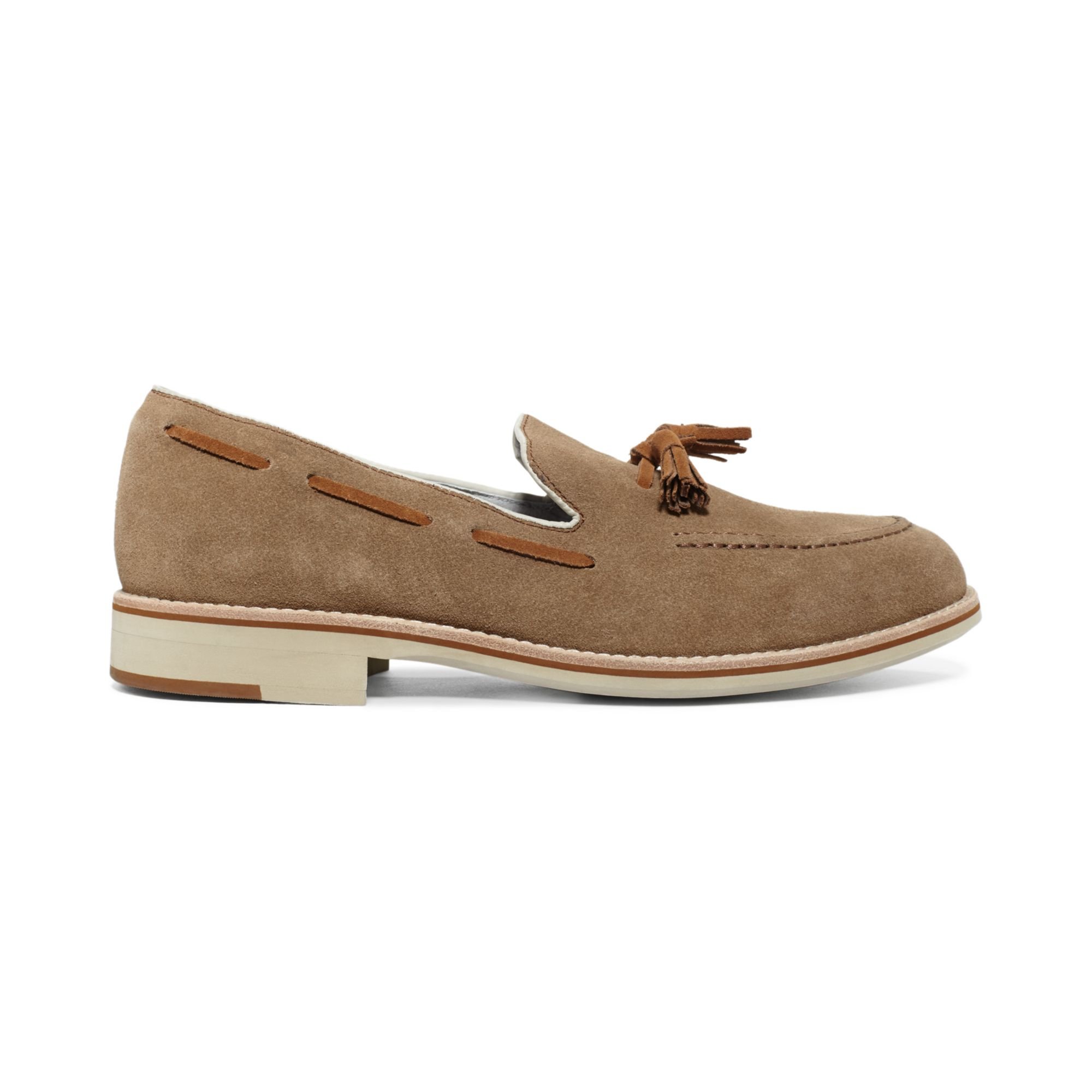 Johnston & murphy Ellington Tassel Loafers in Natural for Men | Lyst