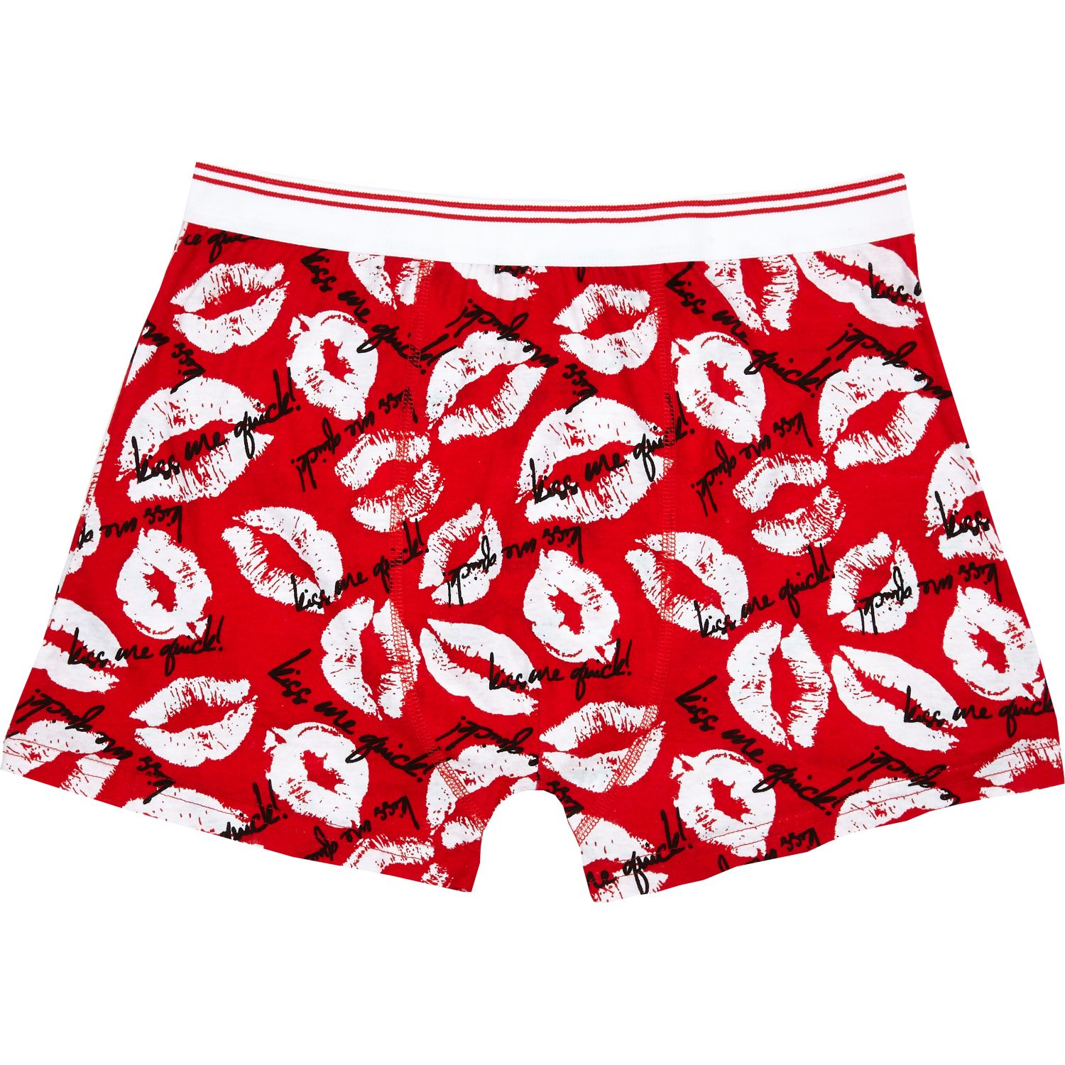 River Island Red Lips Print Boxer Shorts in Red for Men | Lyst