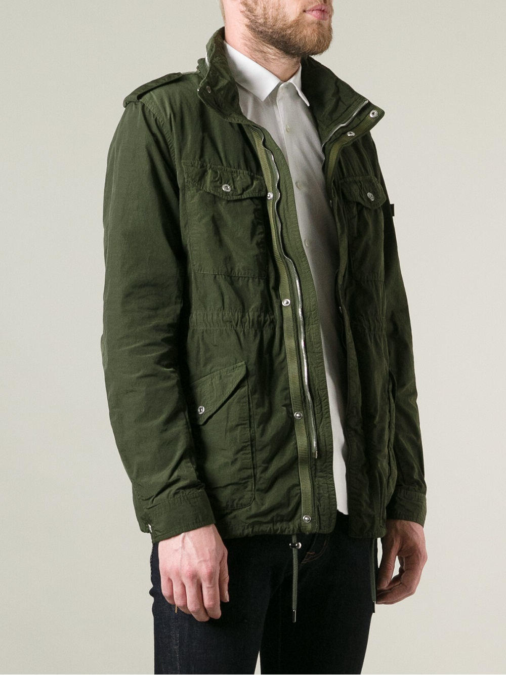 Green Military Jacket | Fashionable Men's Jacket 2018