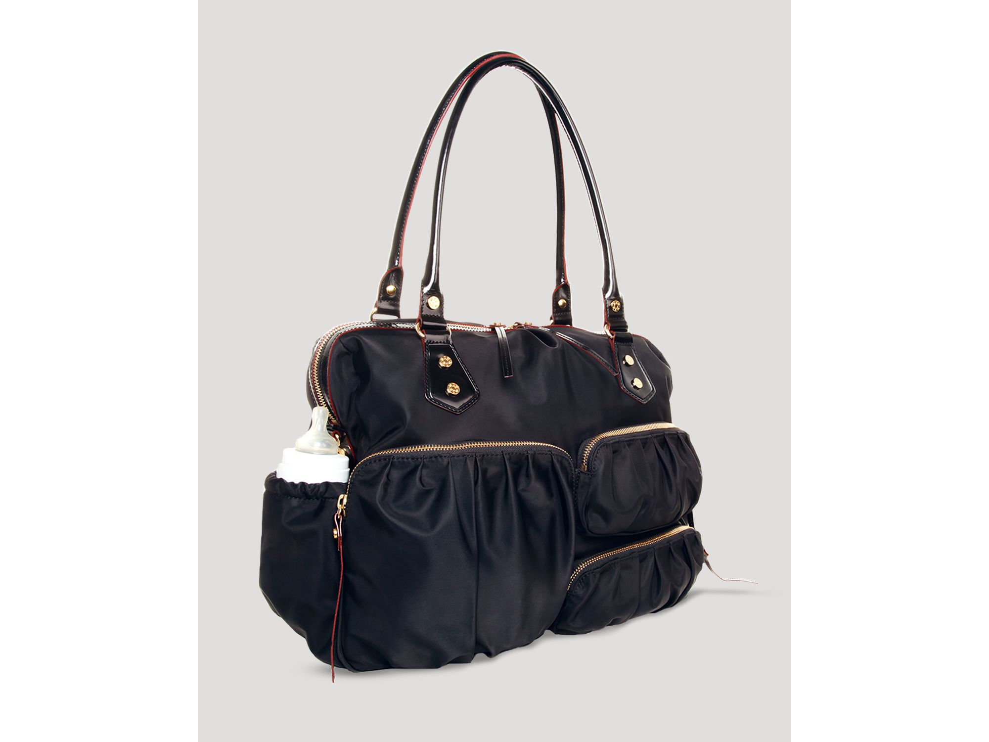 Lyst Mz Wallace Kate Diaper Bag In Gray Gallery