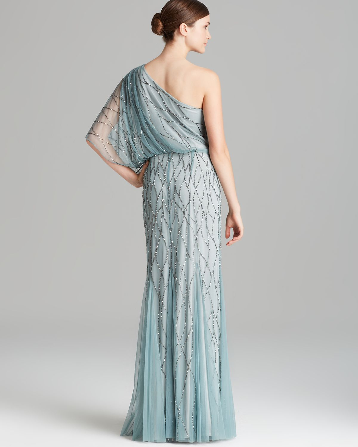 One Shoulder Beaded Dress Fashion Dresses