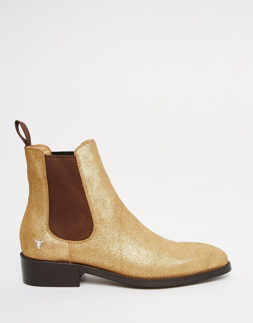 Windsor smith Knottingham Chelsea Boots in Metallic for ...