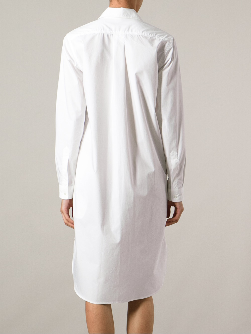 Lyst - Sofie D'Hoore Downy Shirt Dress in White