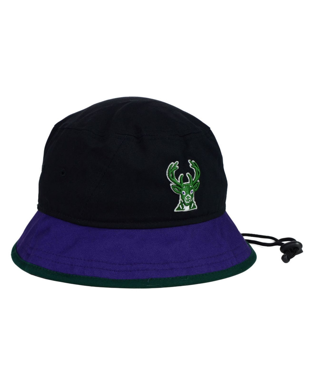 Lyst - Ktz Milwaukee Bucks Black-top Bucket Hat in Black for Men