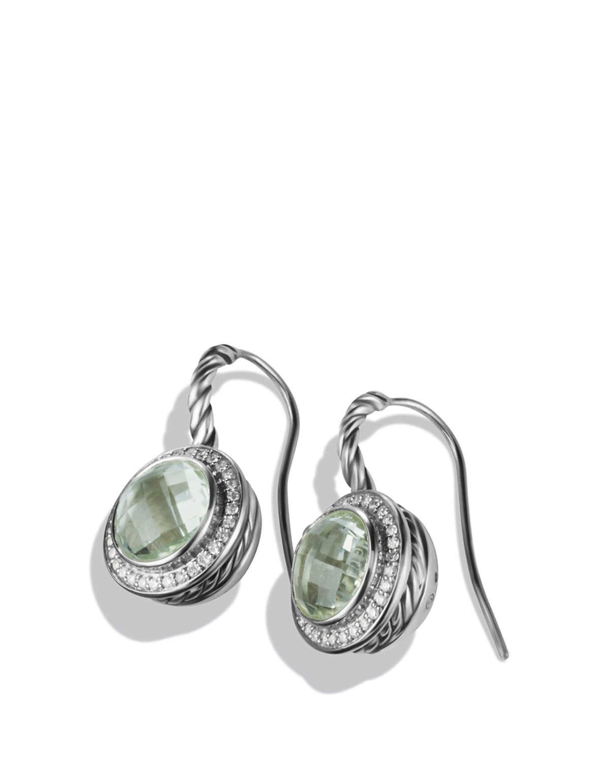 Lyst David Yurman Color Clics Drop Earrings With Prasiolite And Gallery