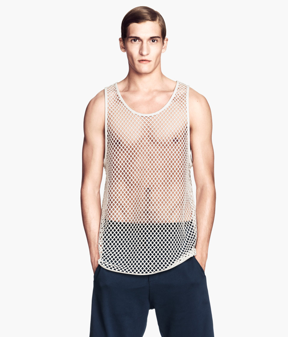 h&m mesh tops