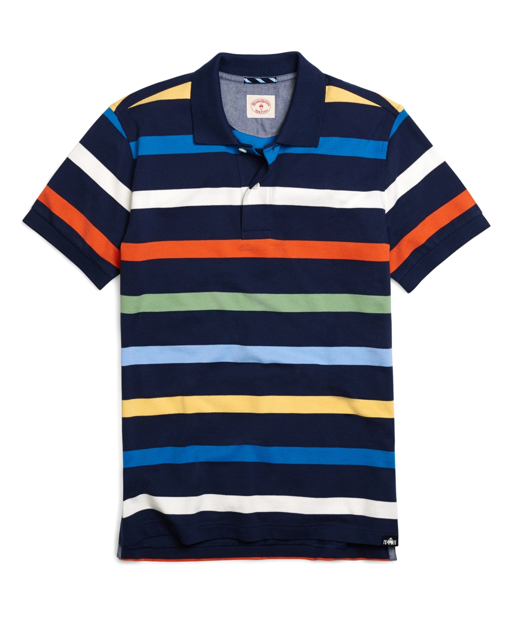 Brooks Brothers Yarn-Dyed Thick Multistripe Polo Shirt in Multicolor ...