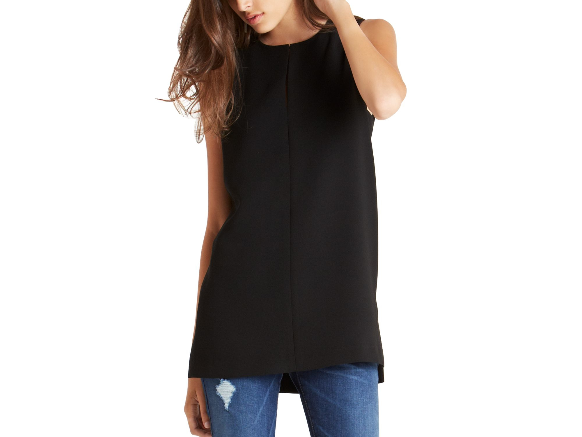 sleeveless tunic tops uk