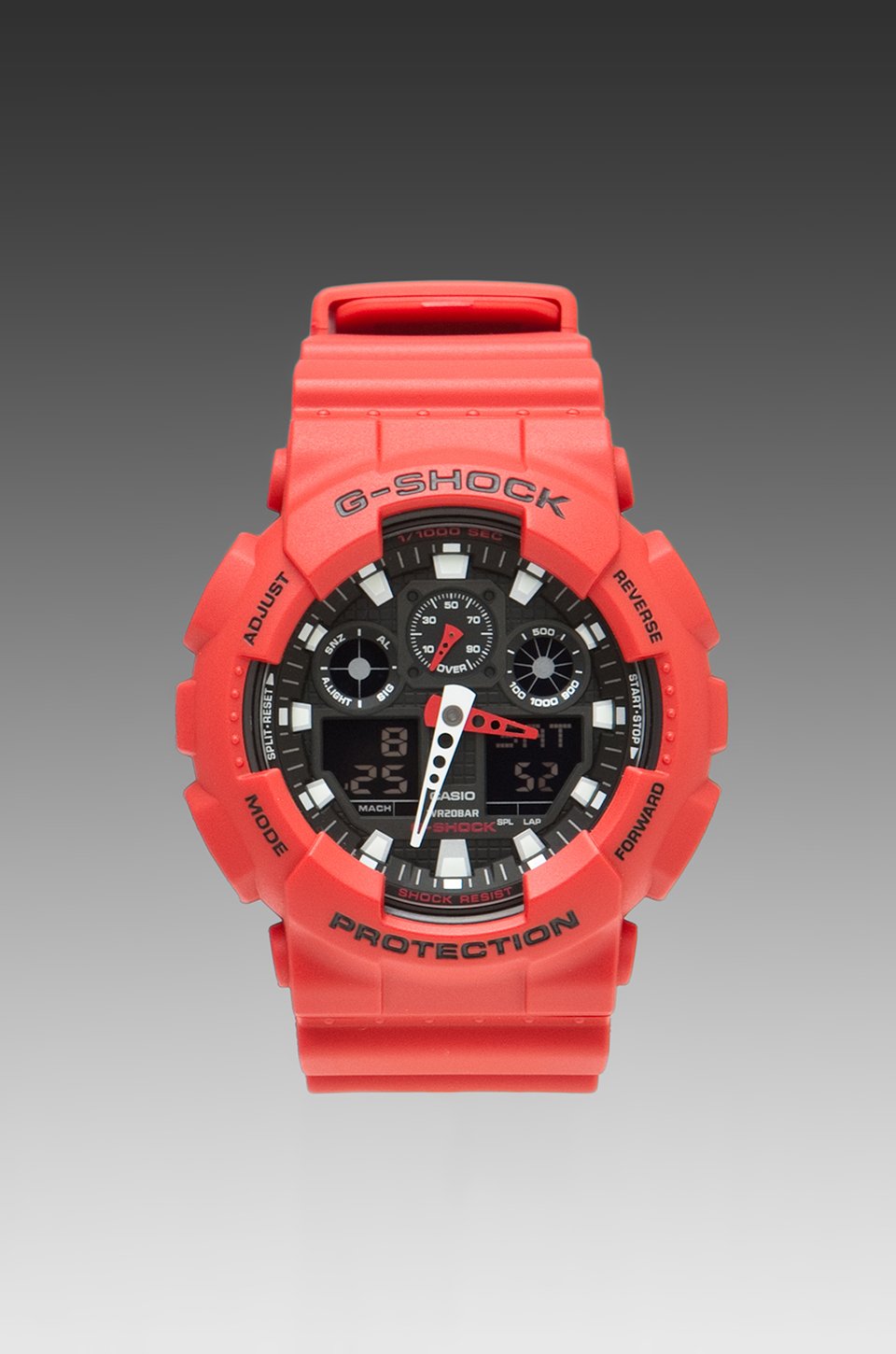 G Shock Ga 100 Limited Edition In Red For Men Lyst 6820