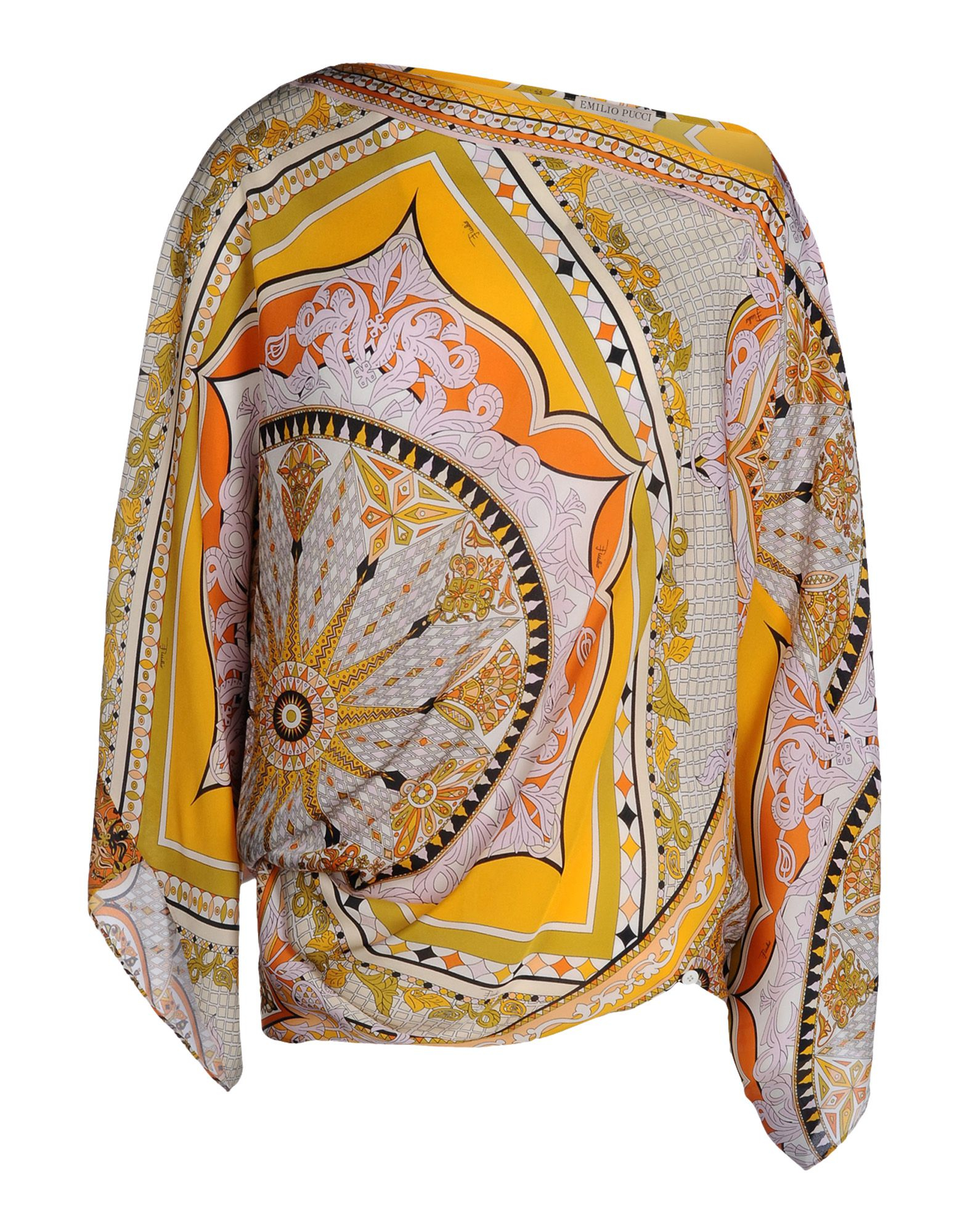 Emilio Pucci Blouse in Yellow (Ochre) | Lyst