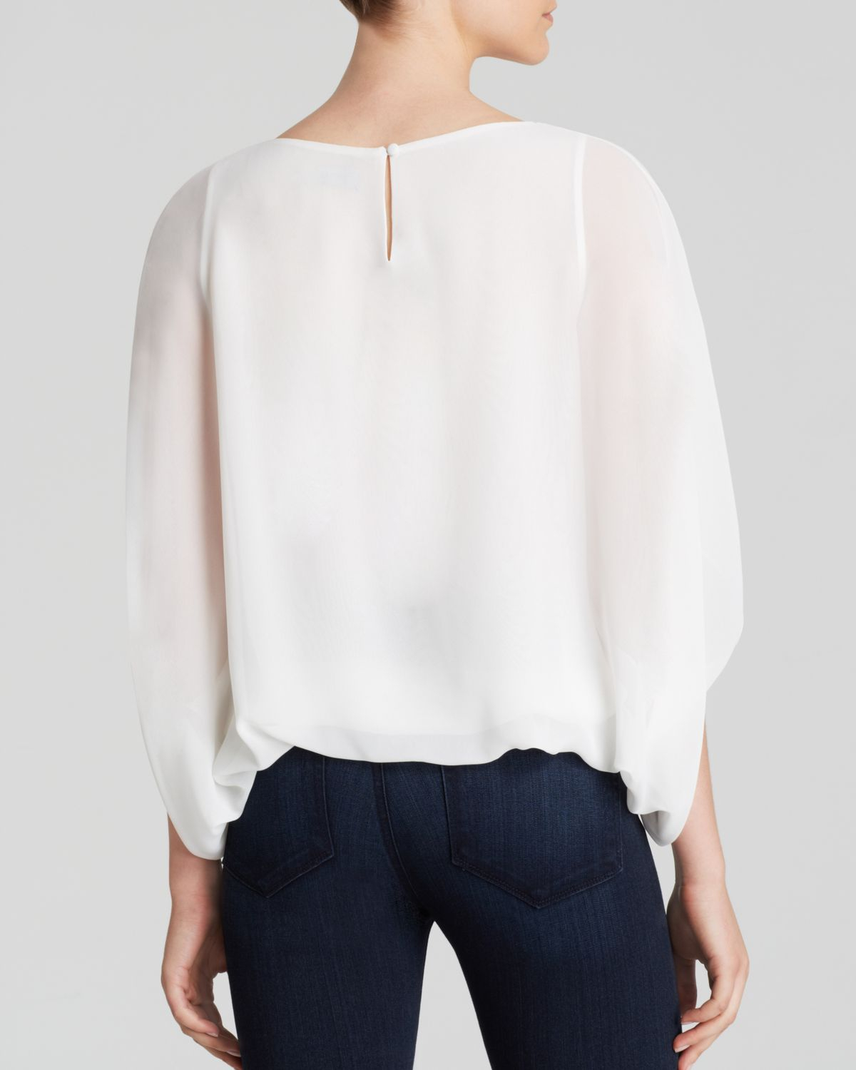 vince camuto white blouse