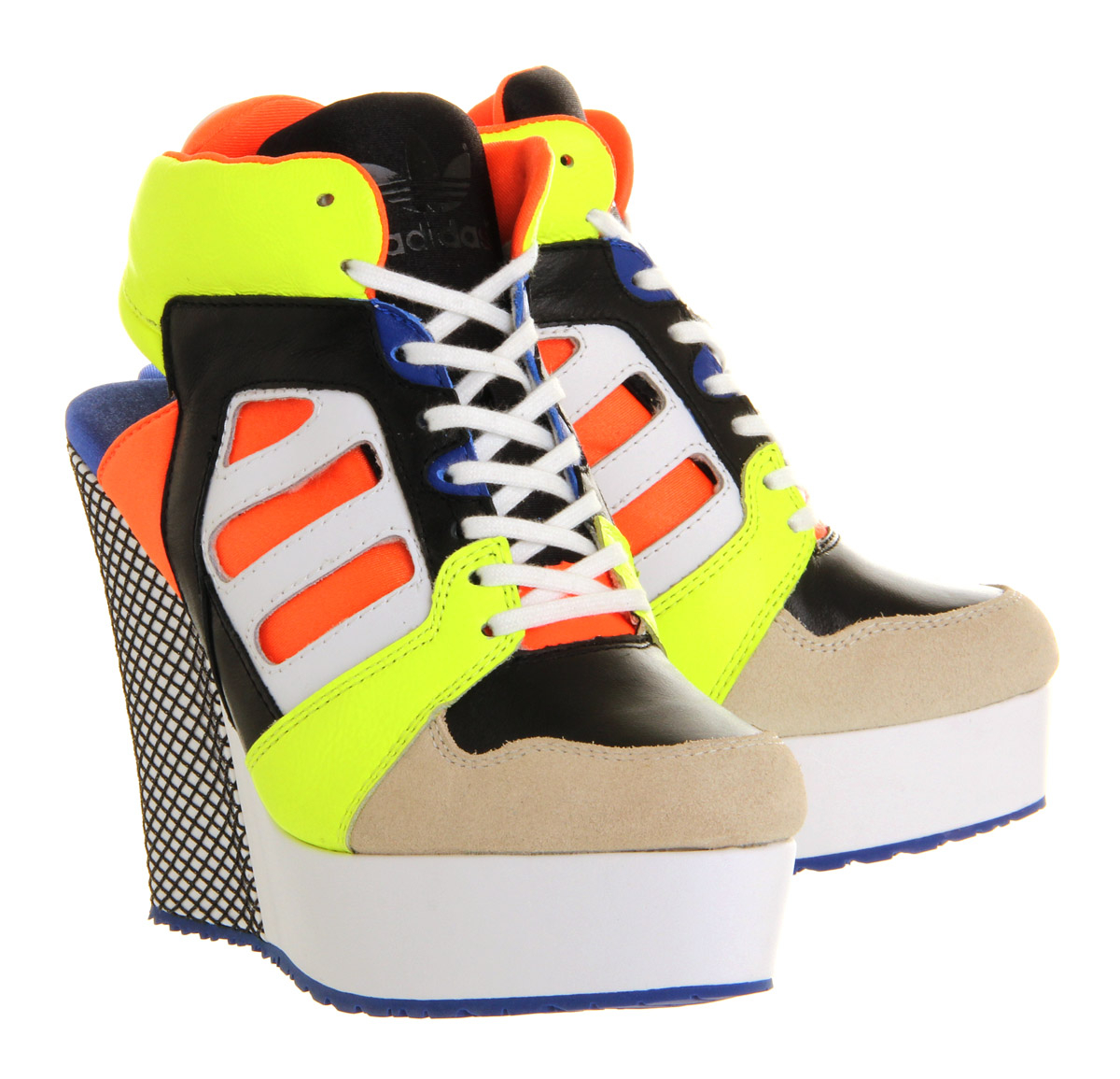 adidas Streetball Platform Wedge in Black - Lyst