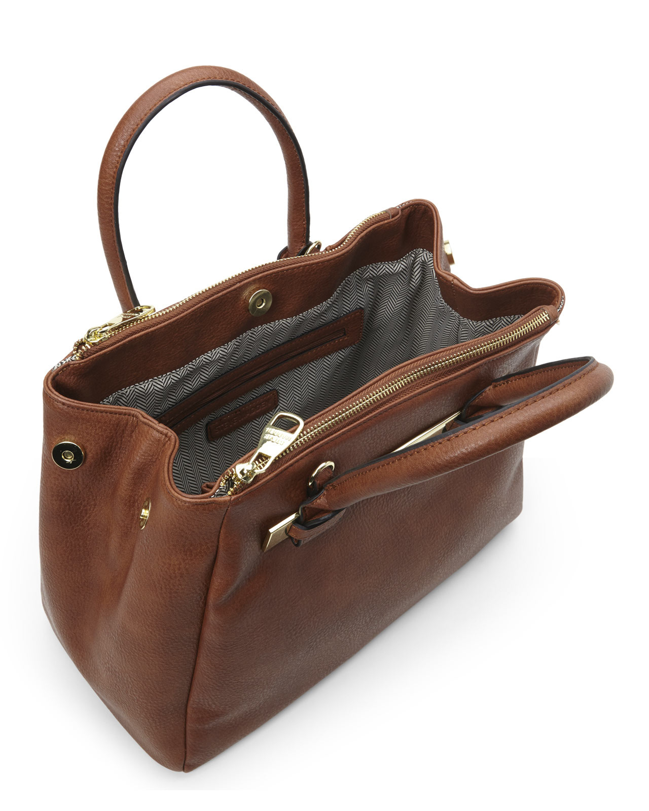 Lyst Steve Madden Cognac B Karla Handbag In Brown Gallery