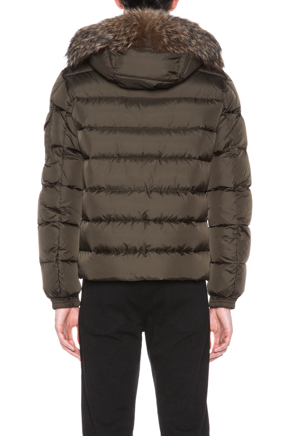 moncler byron fur-trim hood puffer moncler byron fur-trim hood puffer