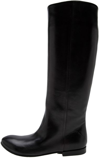 Costume National Tall Boot in Black | Lyst