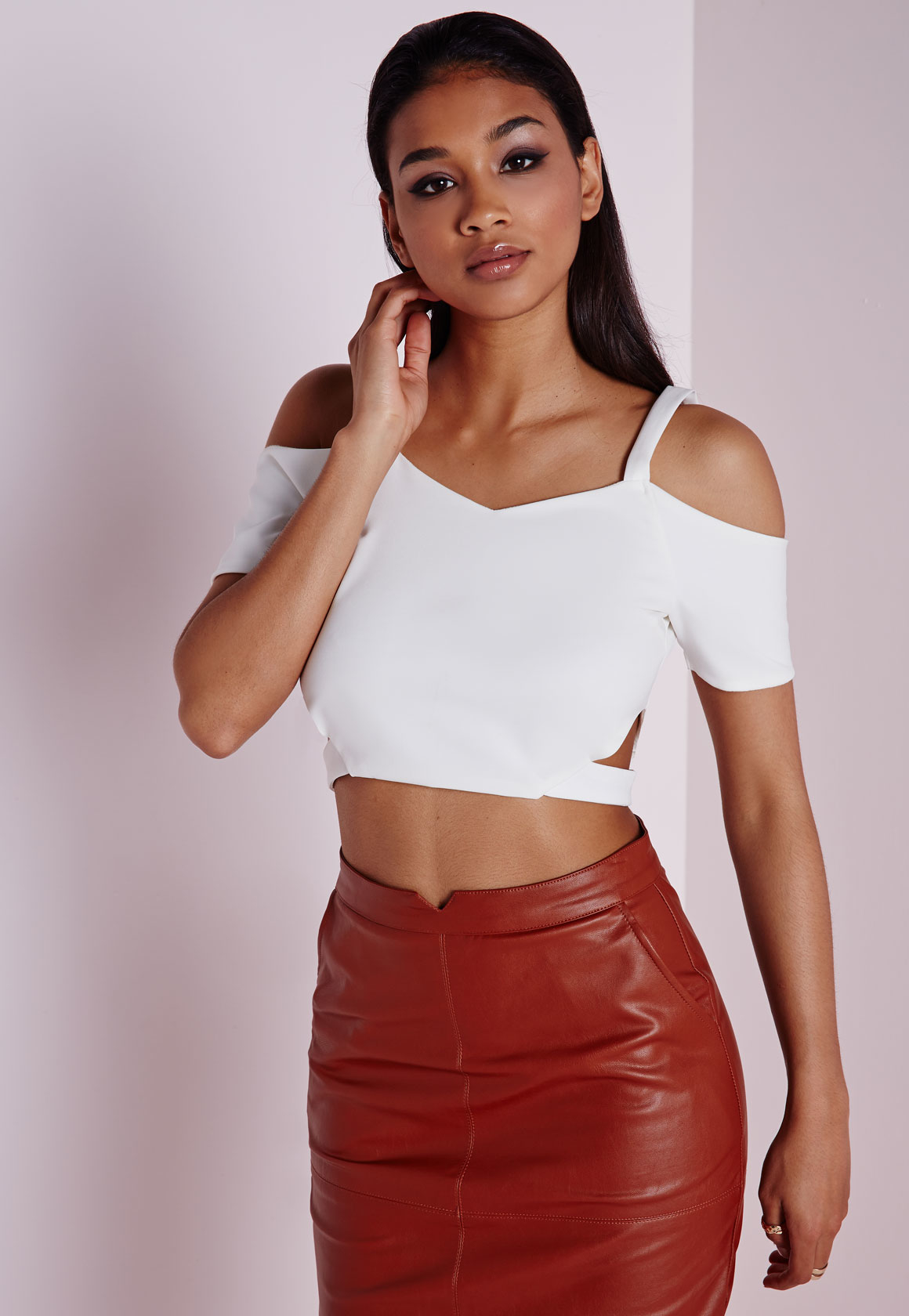 missguided off shoulder top