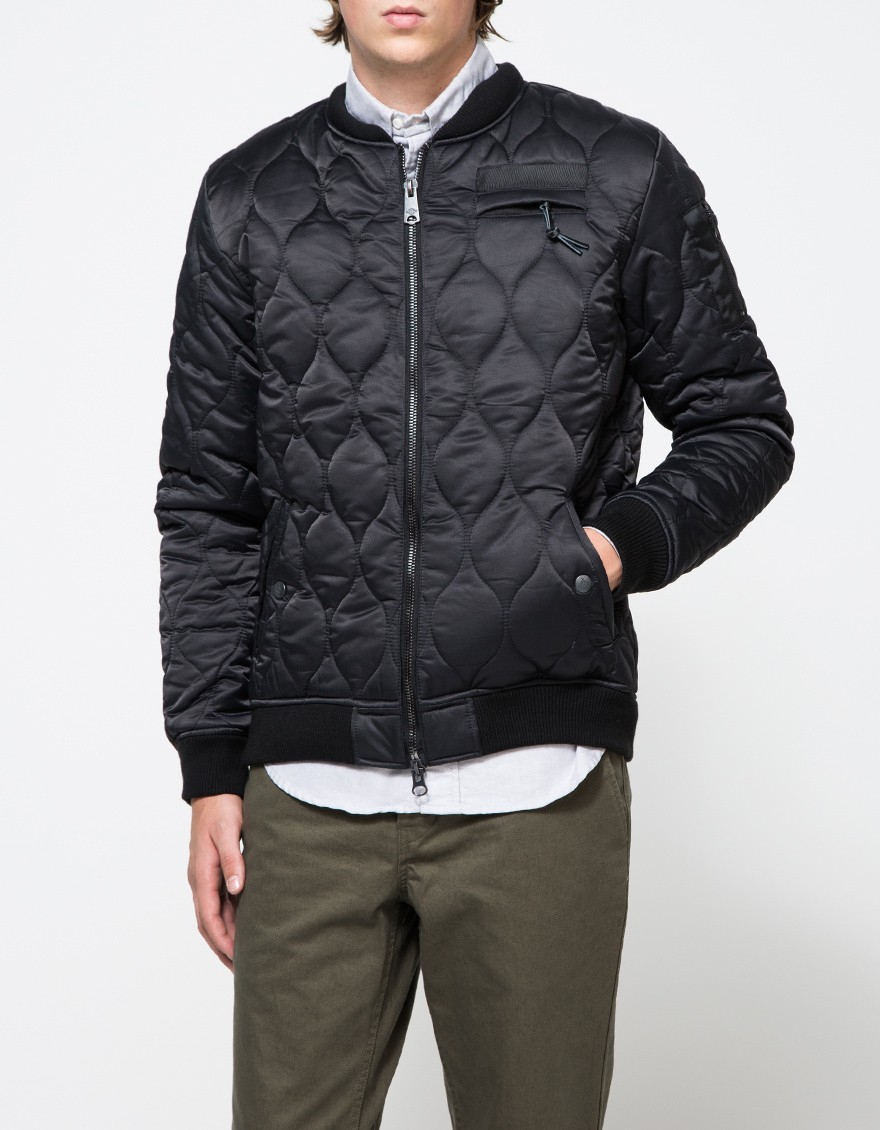 dickies black bomber jacket