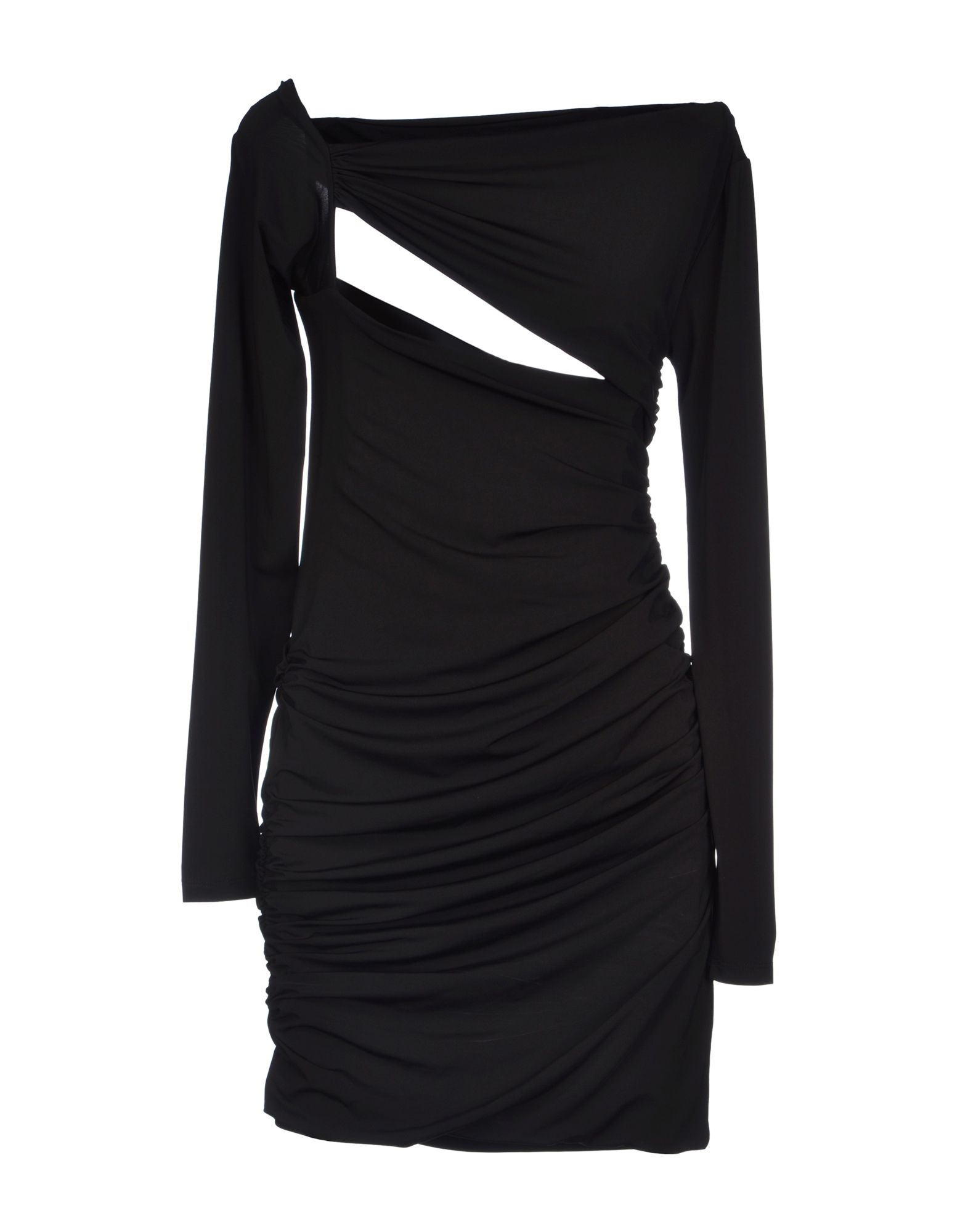 Balmain Short Dress in Black | Lyst