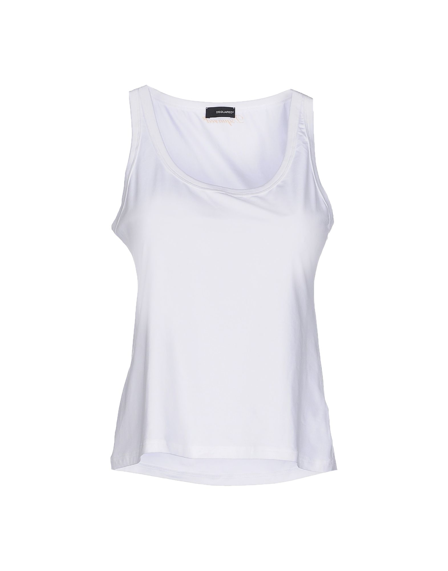 Lyst - Dsquared² Sleeveless Undershirt in White